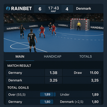 Rainbet - Handball Betting - Sports Betting